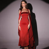 Fall Type Hip Socialite Elegant Slim Fit Dress Tube Top